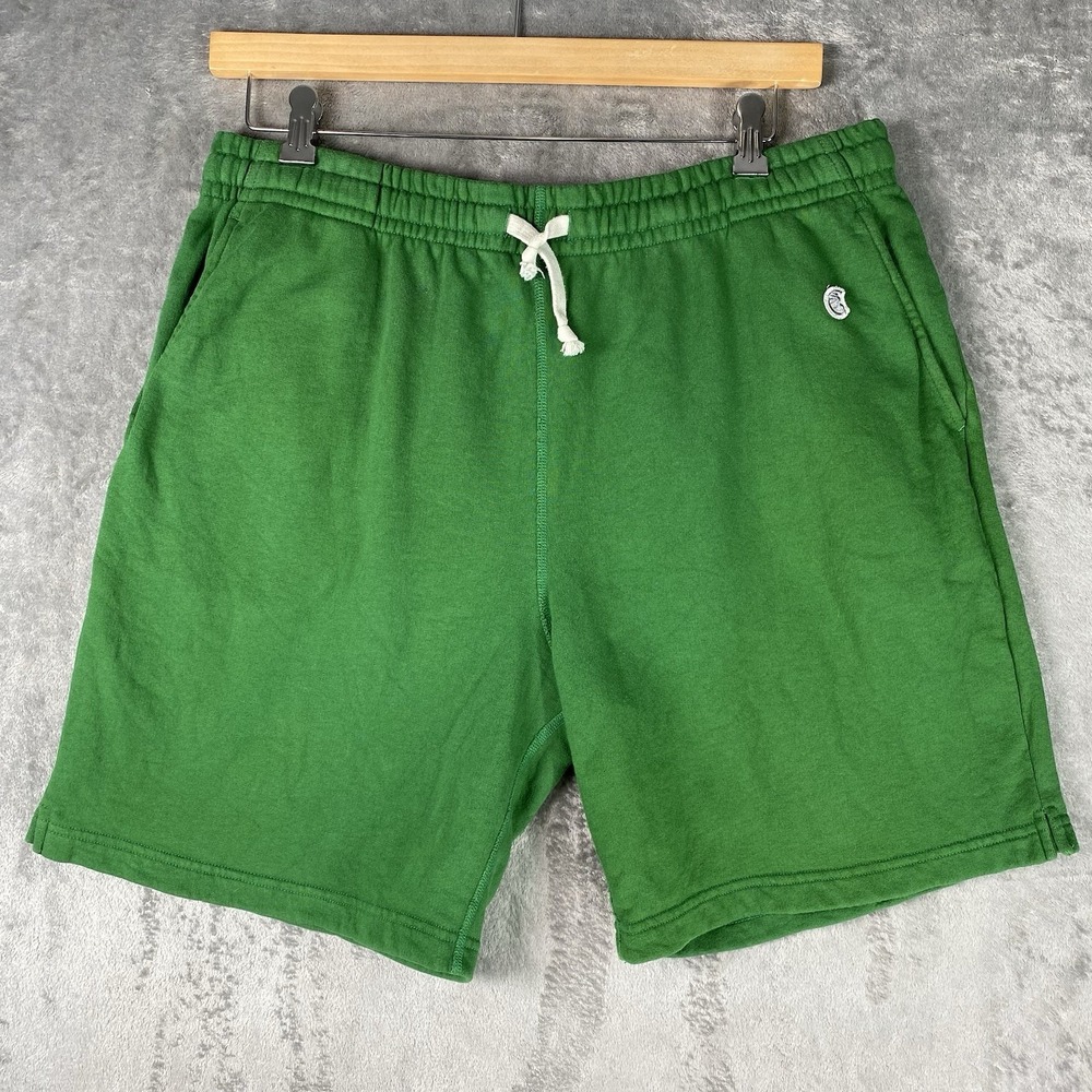 Champion Todd Snyder Sweat Shorts Mens Size 2XL Green Drawstring Terry
